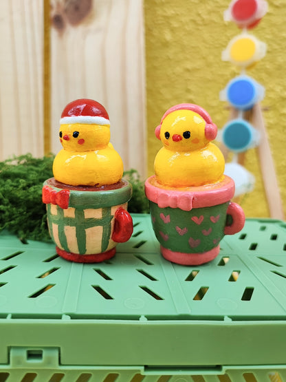 Ducks in Mugs (Christmas Edition) Duo Paint Kit