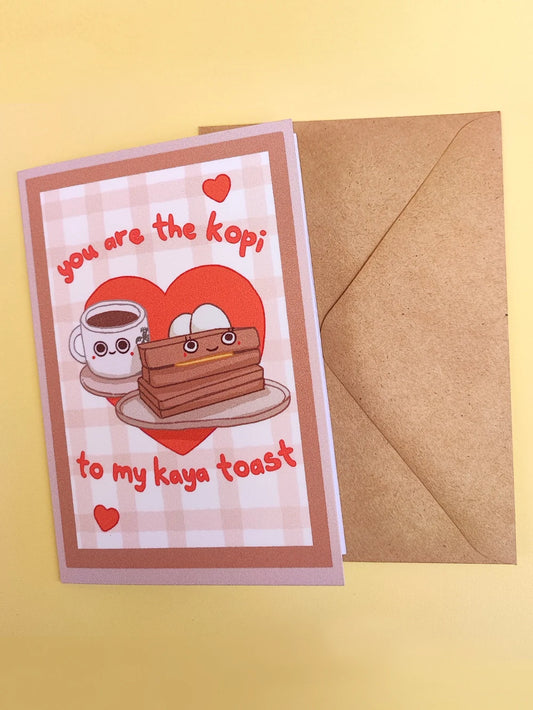 Kopi To My Kaya Toast Greeting Card