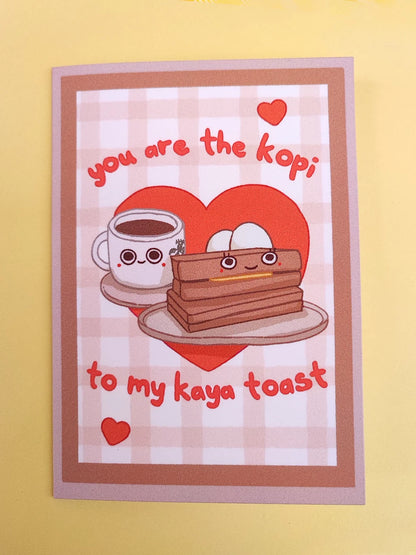 Kopi To My Kaya Toast Greeting Card