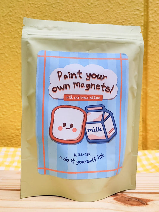 Milk and Bread Magnet Paint Kit