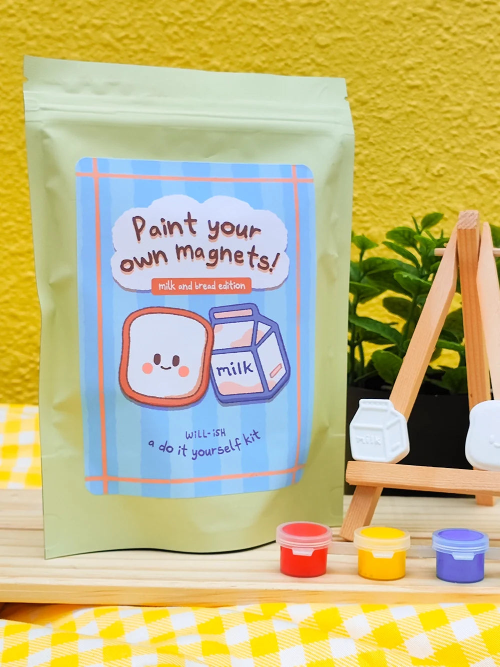 Milk and Bread Magnet Paint Kit