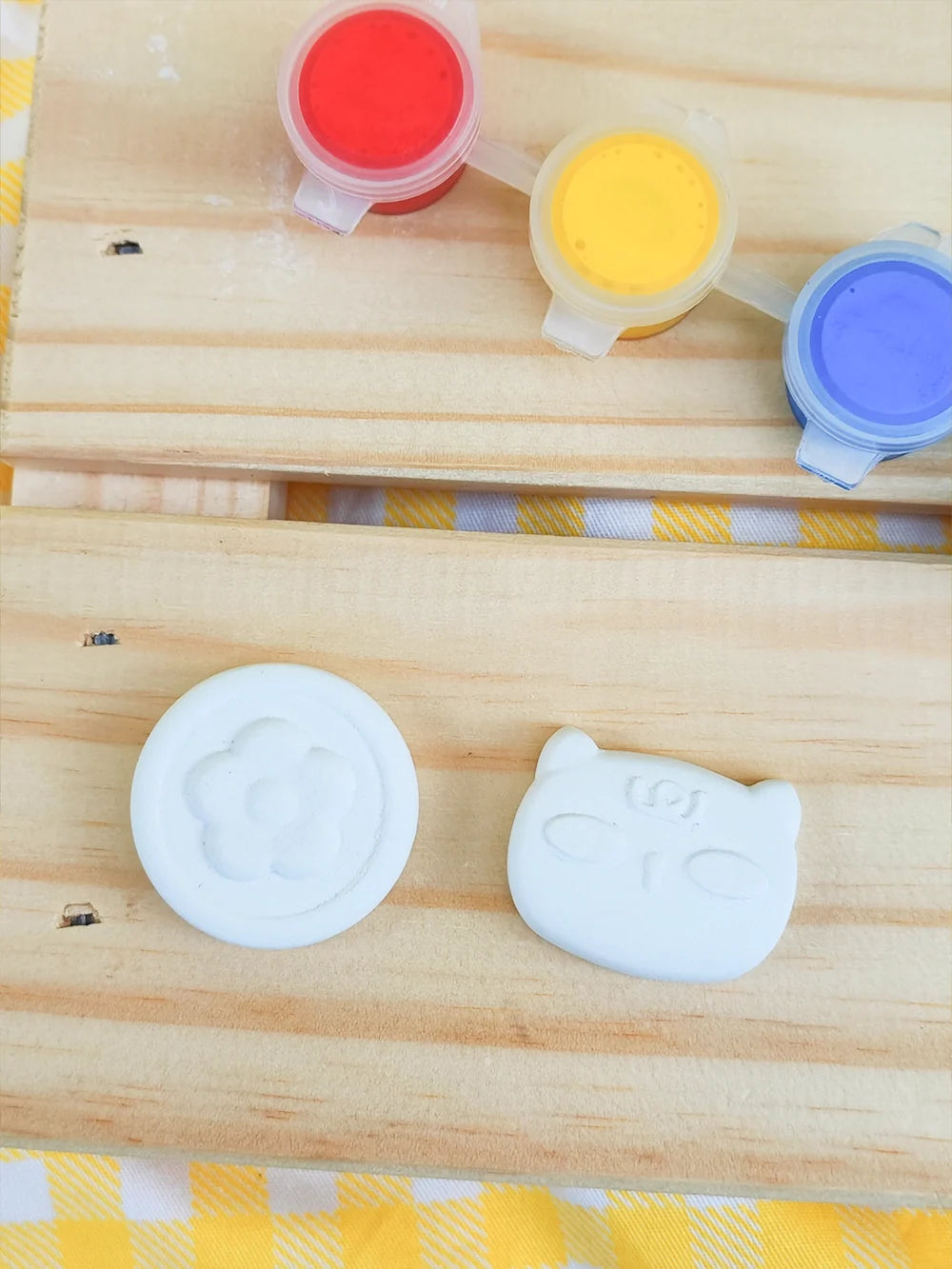 Cat and Flower Pin Paint Kit