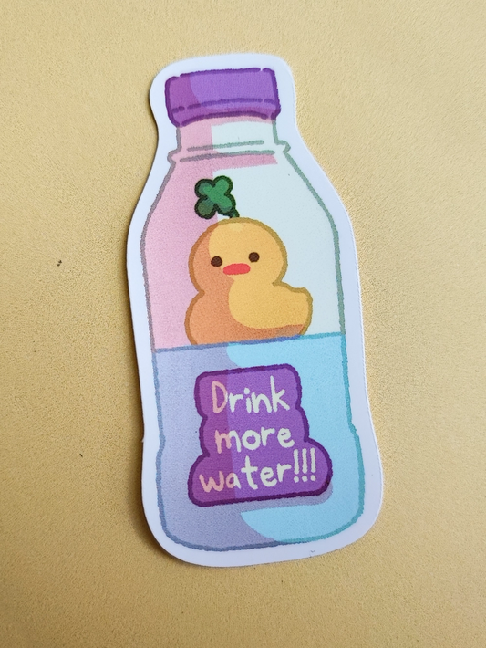 Drink More Water Sticker