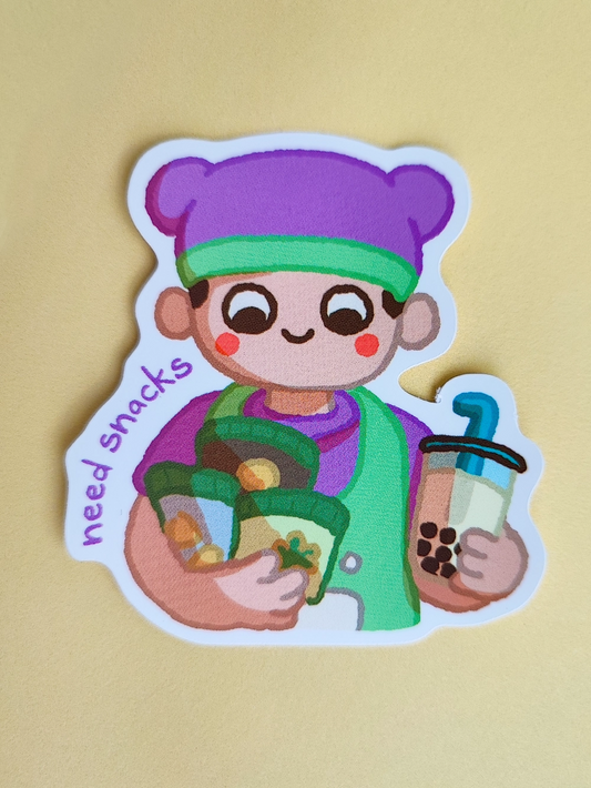 Need Snacks Sticker