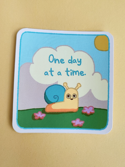 One Day At a Time Sticker
