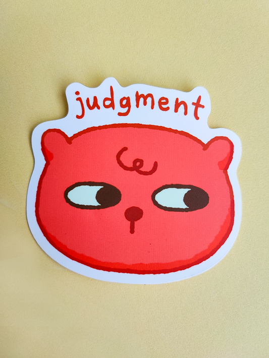 Judgment Sticker